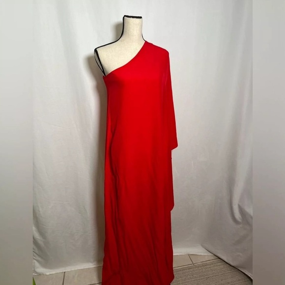 Blaque Label Dresses & Skirts - One-Shoulder Red Maxi Dress